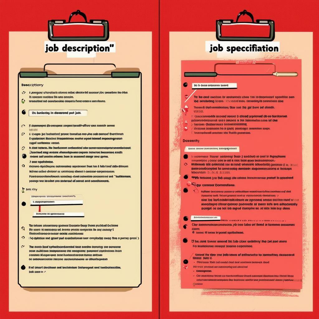 difference between job description and job specification